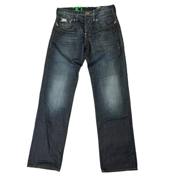 NWT G-Star Raw 3301 Men's Blade Loose Travis Wash Denim Jeans Size 30/34 - Picture 2 of 7